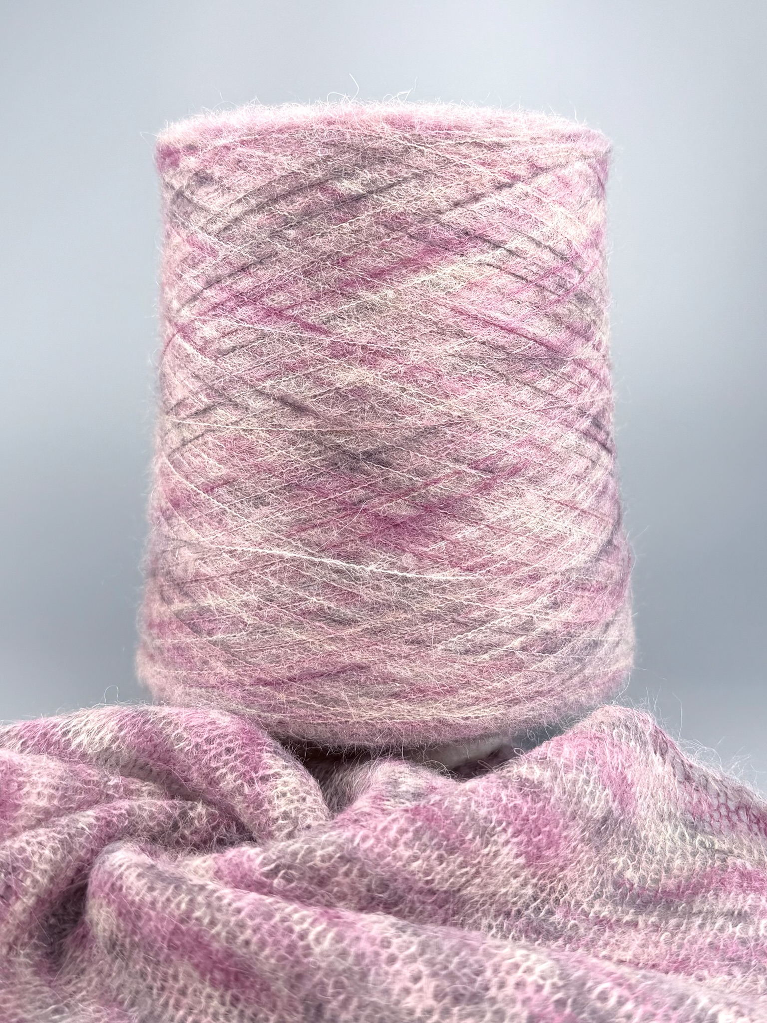 Zimpfer Wolle Selezione Art. Soriano Nm 1/15 – Garn aus Babyalpaka col. Puderrosa 05 foto 3